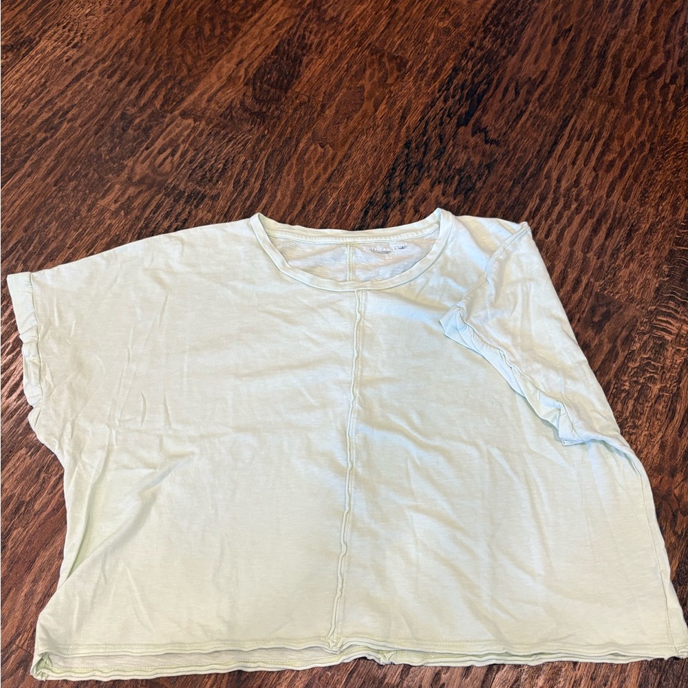 American Eagle Light Green Short Sleeve Top